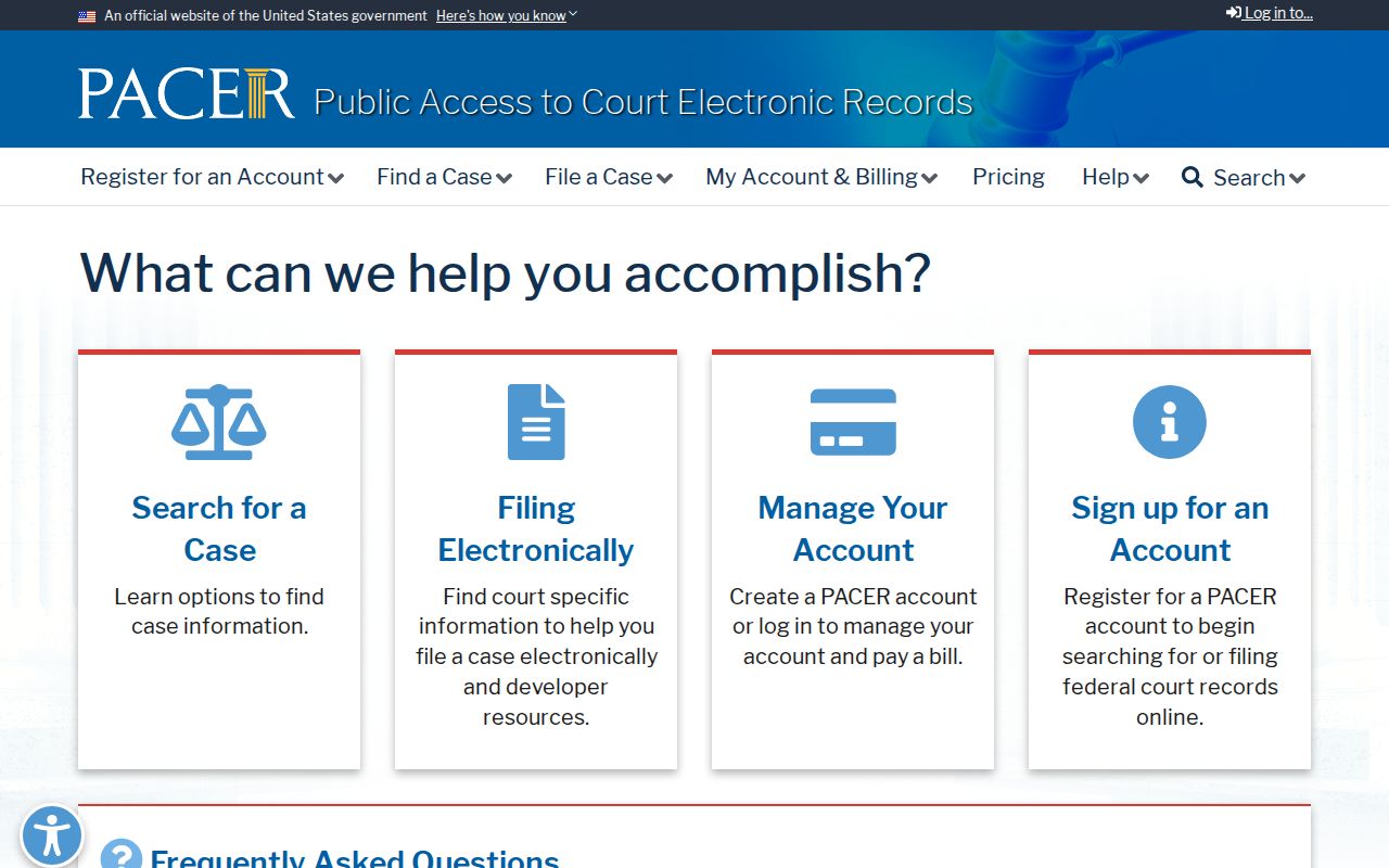 Federal court case search for Sevier County criminal records